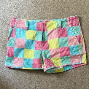 Vineyard Vines Multicolor Checkered Women's Shorts